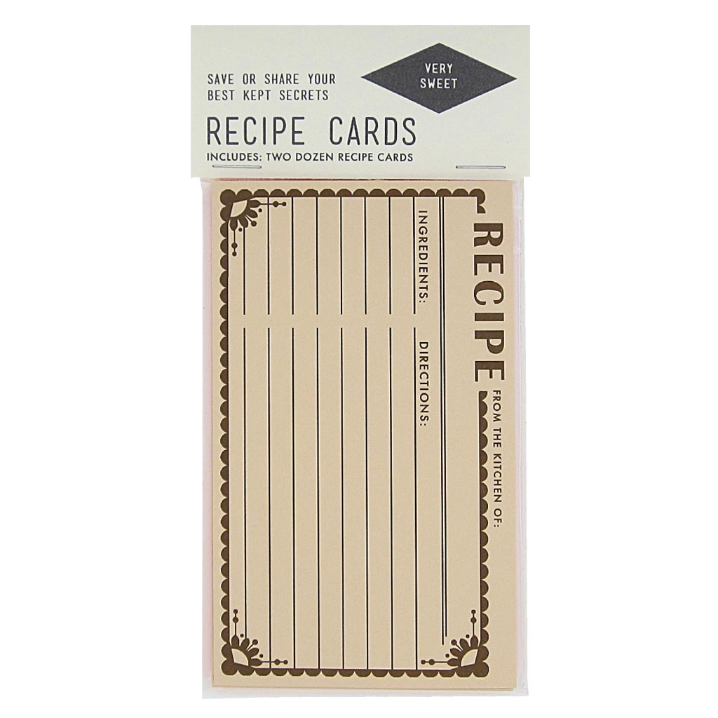 Recipe Cards