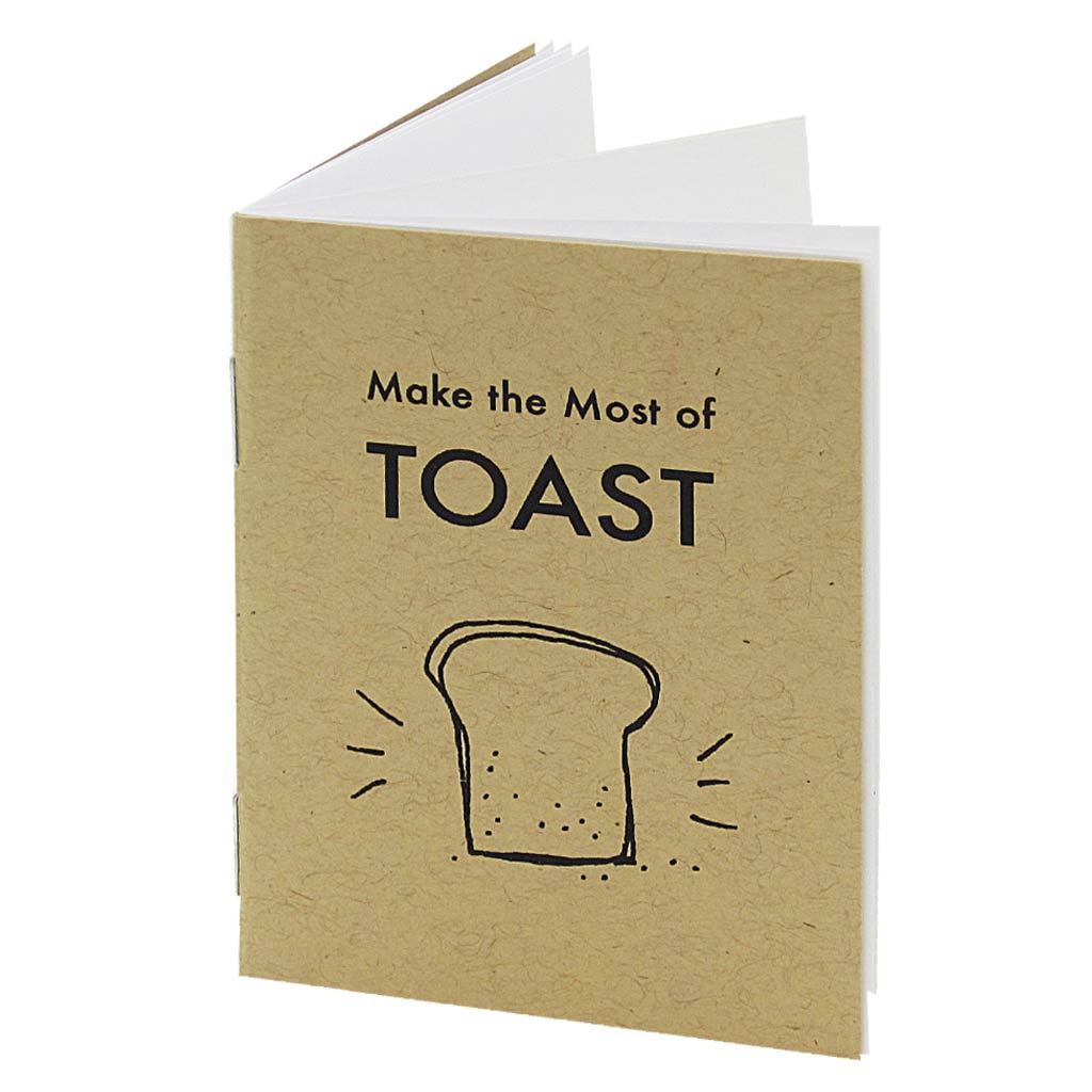 We all love toast for its crispy, buttery, bready goodness. But have you considered all the other possible uses of toast? This book will insure you are making the very most out of your toast. It features silly little drawings of things like pieces of toast inside of mittens to 'keep your hands warm'.
