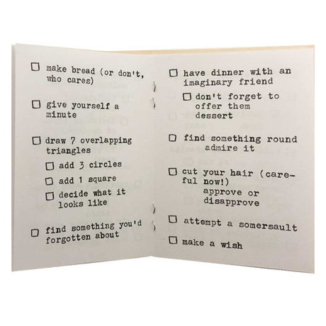 Isolated at home and feeling lost? Complete these 176 things 'to do' by checking boxes on tasks completed to give yourself a sense of accomplishment during these uncertain times.