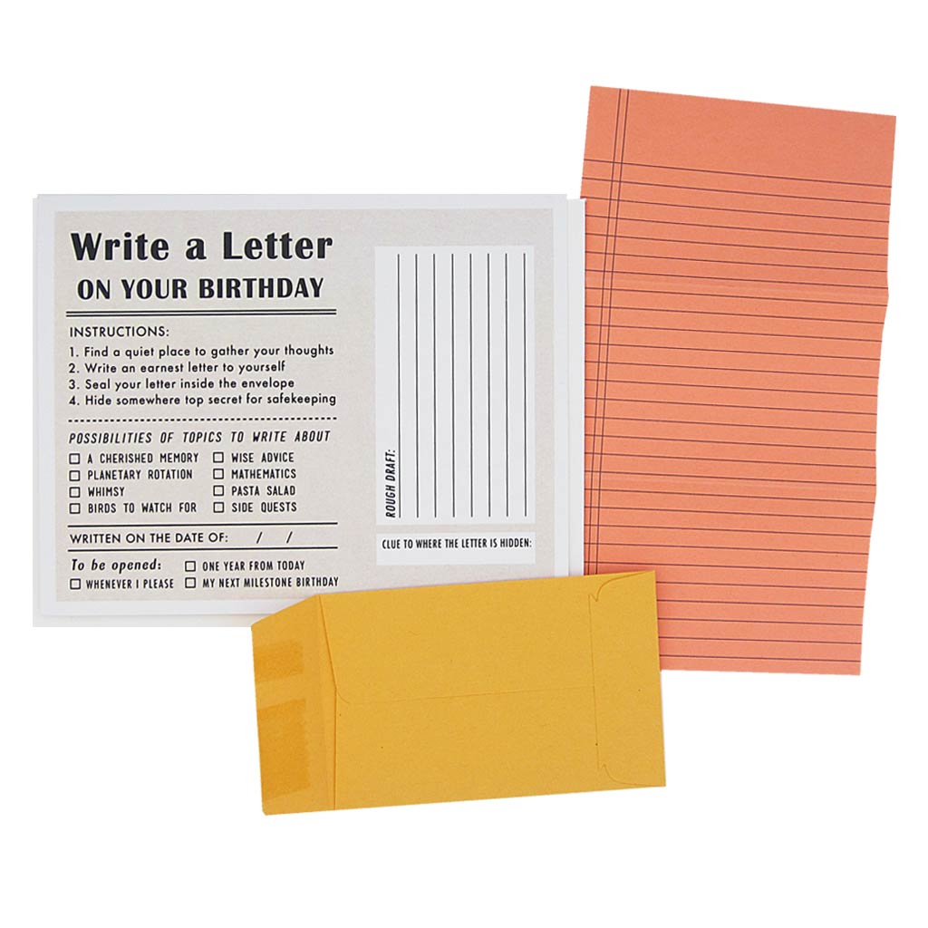 Write a Letter on your Birthday