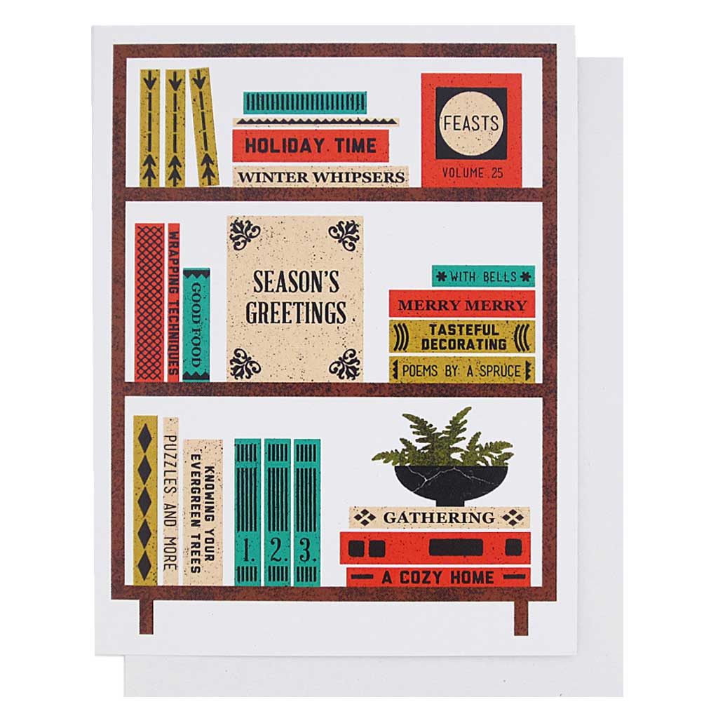 Box of 12 - Holiday Book Shelves