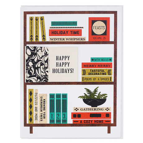 Holiday Book Shelves