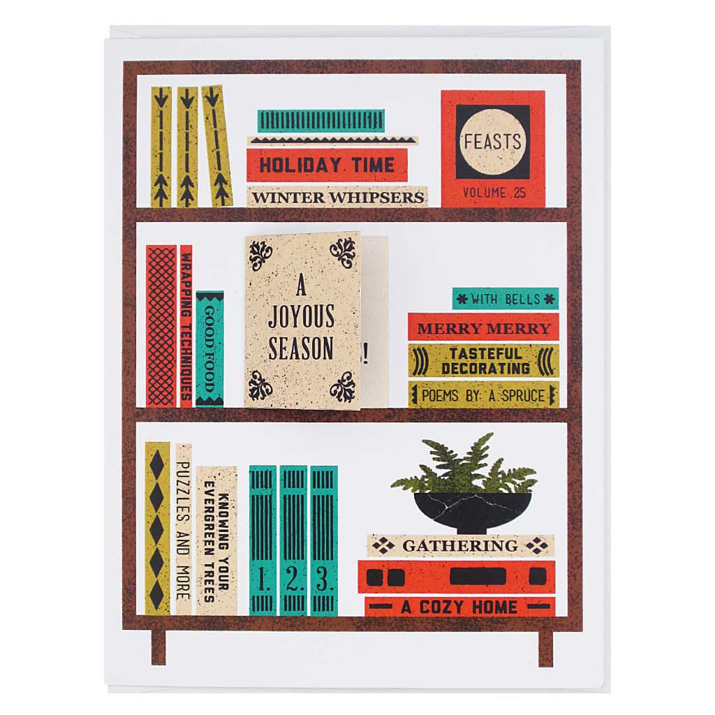 Holiday Book Shelves