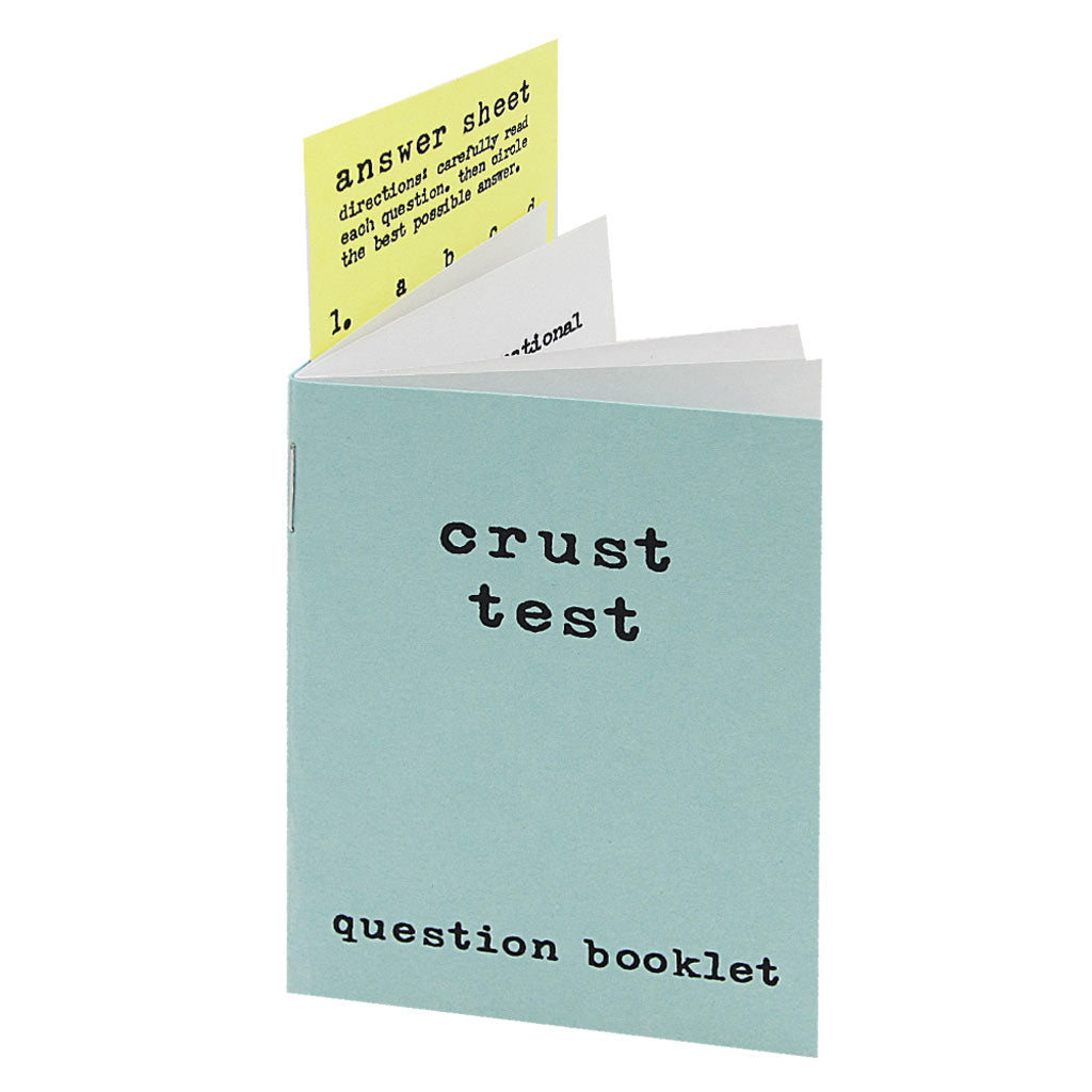 Crust has come to mean a lot of different things for different people. Maybe crust is not something you have thought much about lately but this book is sure to change that. There is surely something we can learn about ourselves from crust.