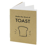 We all love toast for its crispy, buttery, bready goodness. But have you considered all the other possible uses of toast? This book will insure you are making the very most out of your toast. It features silly little drawings of things like pieces of toast inside of mittens to 'keep your hands warm'. 