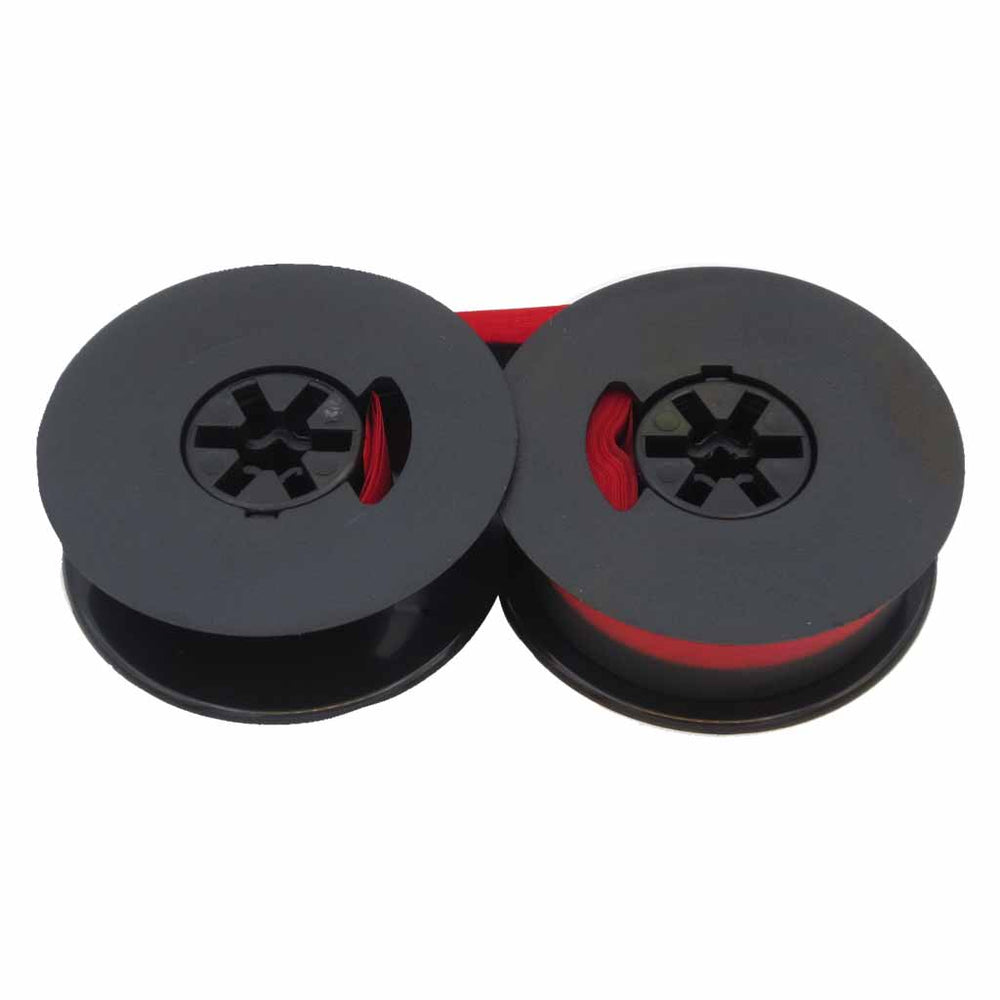 This is a Universal Typewriter Ribbon that fits most manual typewriters. Measure your spools, and if they are 2" in diametre, you are in luck. Dust off that old machine and start your novel. These spools have black and red ink. We like the red option to make corrections and write love letters, just make sure your machine has the option to switch between colours (they usually can).